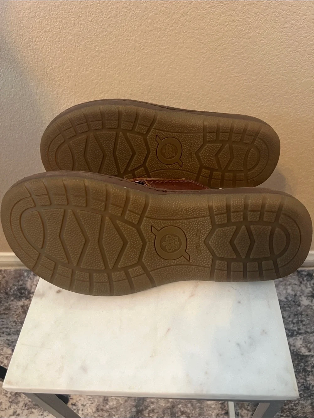 Born Brown Leather Men’s Slide Sandals